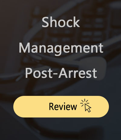 shock management post-cardiac arrest